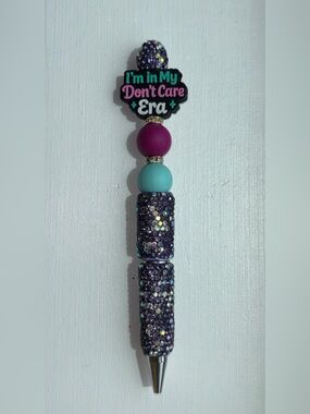⭐️Don’t Care Era Bling Pen NEW Handcrafted⭐️